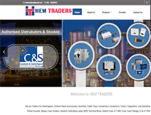 Tablet Screenshot of hemtraders.com
